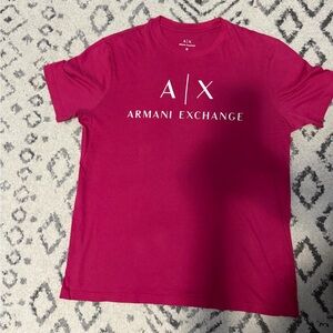 Armani Exchange Fuchsia Tee